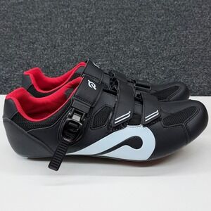 Peloton Cycling Shoes Black Red PL-SH-B-46 Peloton-K-21 Size 46 with Cleats Mens